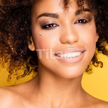 Implant Grade Titanium Internally Threaded 16 Gauge 3 Hole Dermal Anchors With 2mm Rise and Titanium Flat Round Top - Image 8