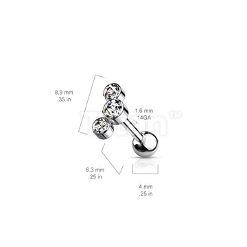 ASTM F136 Titanium Implant Grade Titanium Internally Threaded 3-Bezel... - Image 8