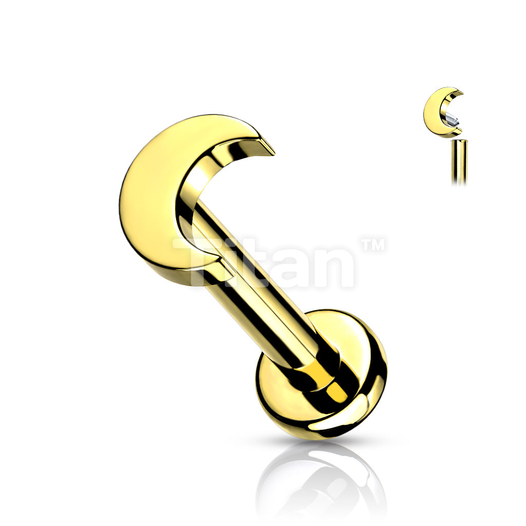 ASTM F136 Titanium Implant Grade Titanium Internally Threaded Crescent... - Image 3