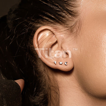 ASTM F136 Titanium Implant Grade Titanium Internally Threaded Crescent... - Image 8