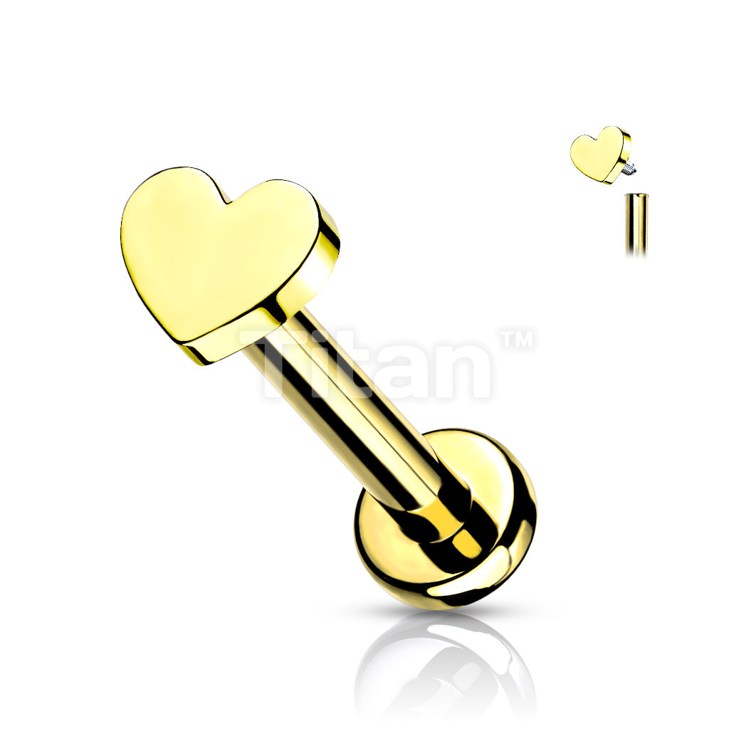 ASTM F136 Titanium Implant Grade Titanium Internally Threaded Heart Top... - Image 3