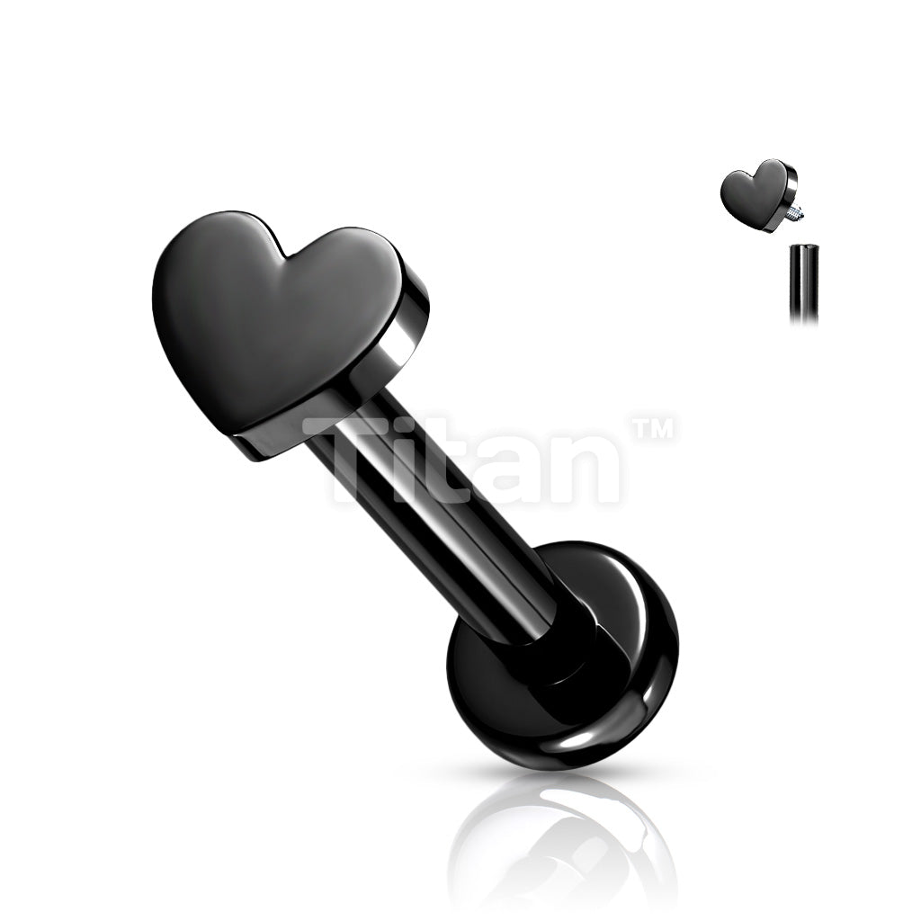 ASTM F136 Titanium Implant Grade Titanium Internally Threaded Heart Top... - Image 4