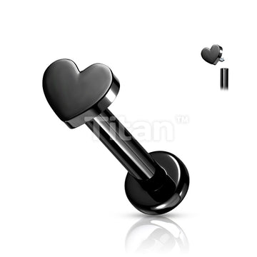 ASTM F136 Titanium Implant Grade Titanium Internally Threaded Heart Top... - Image 4