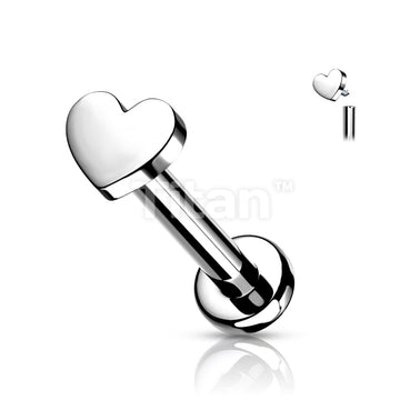 ASTM F136 Titanium Implant Grade Titanium Internally Threaded Heart Top... - Image 6
