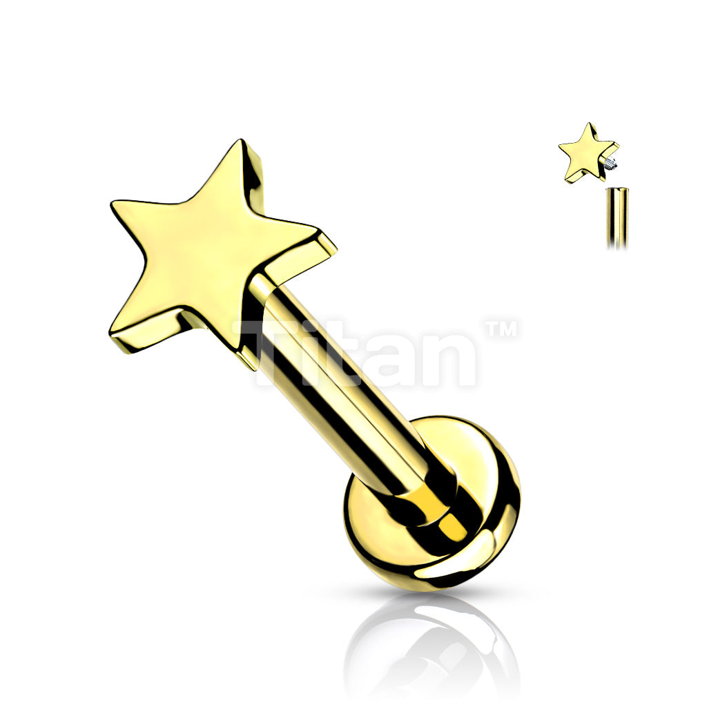 ASTM F136 Titanium Implant Grade Titanium Internally Threaded Star Top... - Image 3
