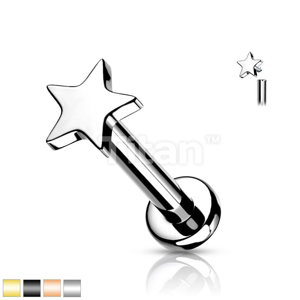 ASTM F136 Titanium Implant Grade Titanium Internally Threaded Star Top... - Image 2