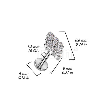 ASTM F136 Titanium Implant Grade Titanium Internally Threaded Diamond... - Image 5