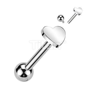 ASTM F136 Titanium Implant Grade Titanium Internally Threaded Heart... - Image 10