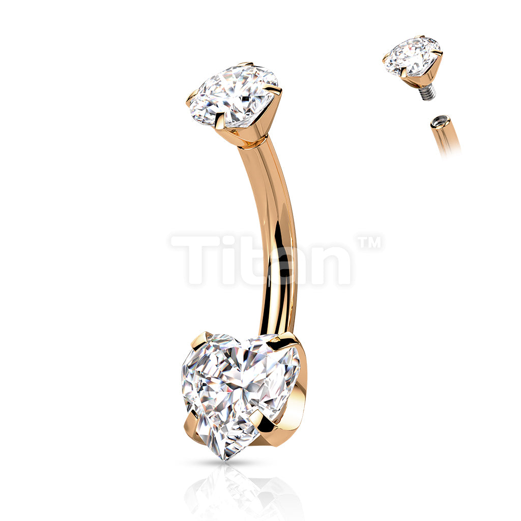 Implant Grade Titanium Internally Threaded Round CZ Top With Bottom... - Image 7