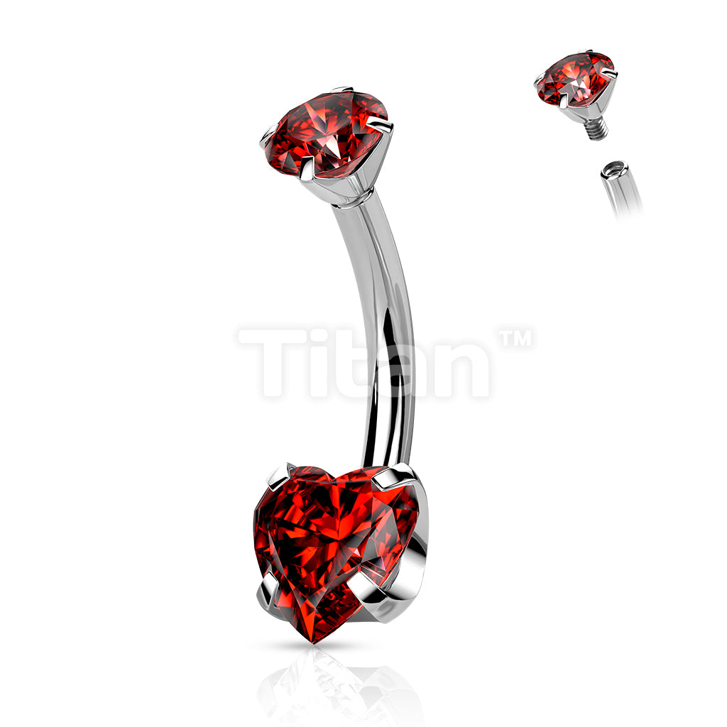 Implant Grade Titanium Internally Threaded Round CZ Top With Bottom... - Image 8