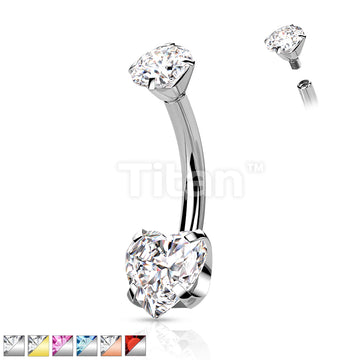 Implant Grade Titanium Internally Threaded Round CZ Top With Bottom... - Image 2
