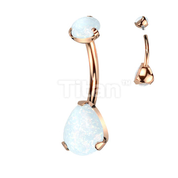 Implant Grade Titanium Internally Threaded Round Opal Top With Bottom... - Image 4