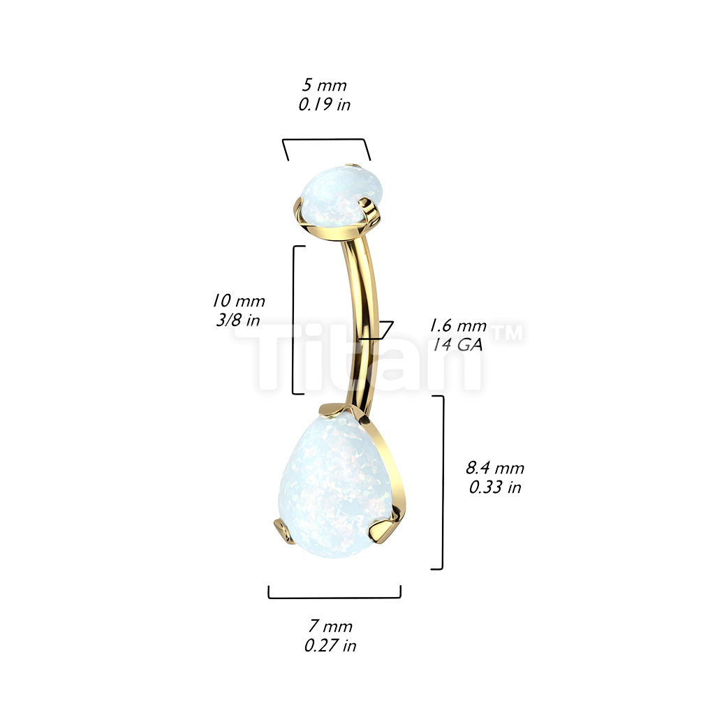 Implant Grade Titanium Internally Threaded Round Opal Top With Bottom... - Image 8