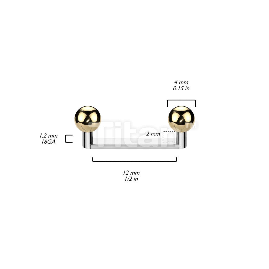 ASTM F136 Titanium Implant Grade Titanium Internally Threaded Flat... - Image 5