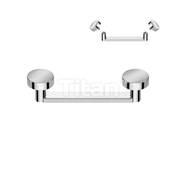 Implant Grade Titanium Internally Threaded Flat Surface Barbell With 2mm Rise and Titanium Flat Round Tops - Image 4