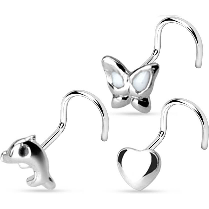 .925 Sterling Silver Nose Screw