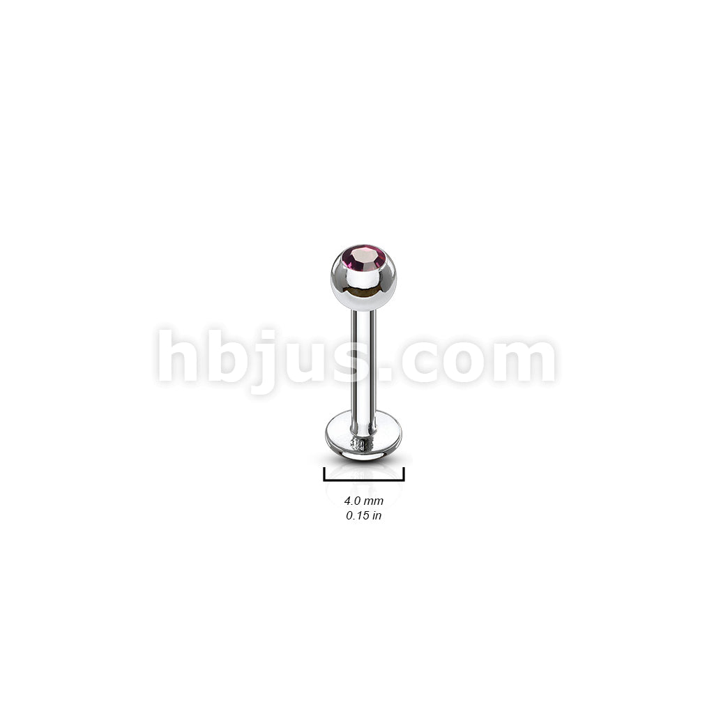 316L S.Steel Monroe & Labret W/Assorted Press Fit Gem Ball 240pc Pack (20pcs X 12 Colors)  - Image 2