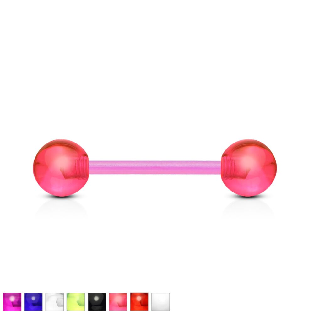 Bio Flex Flexible Barbell W/ Acrylic Ball