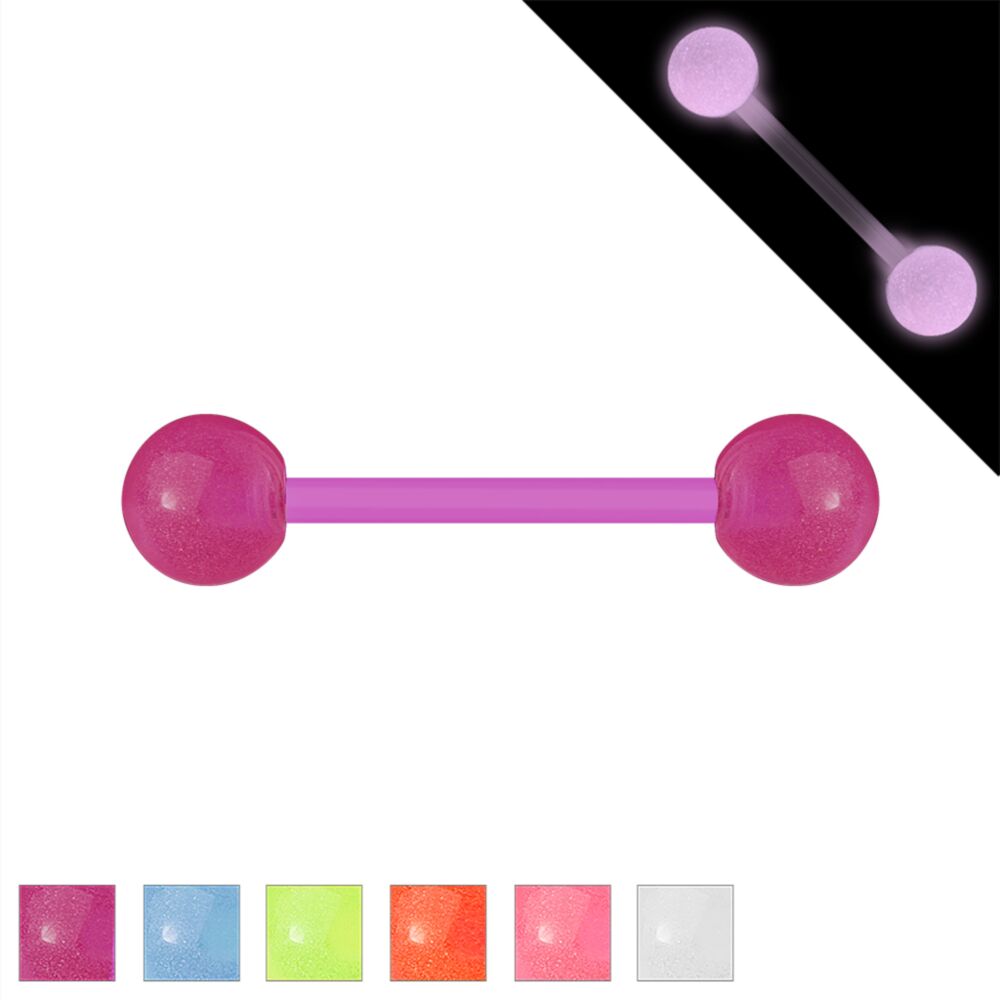 Bio Flex Flexible Barbell W/ Glow In The Dark Ball