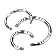 Implant Grade Titanium Externally Threaded Horseshoe Pins
