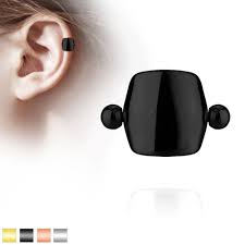 316L Surgical Steel Plain Shield Helix, Ear Cartilage Cuff Barbell 316L...