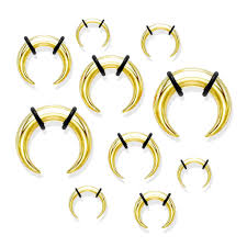 316L Surgical Steel Bull Tapers