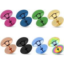 16G Dome Dumbbell Fake Plugs 316L Surgical Steel