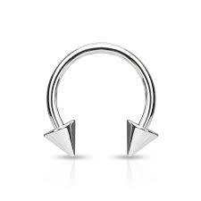 Implant Grade Titanium Externally Threaded Spike Horseshoe