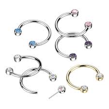 ASTM F136 Titanium Implant Grade Titanium Threadless Horseshoe With...