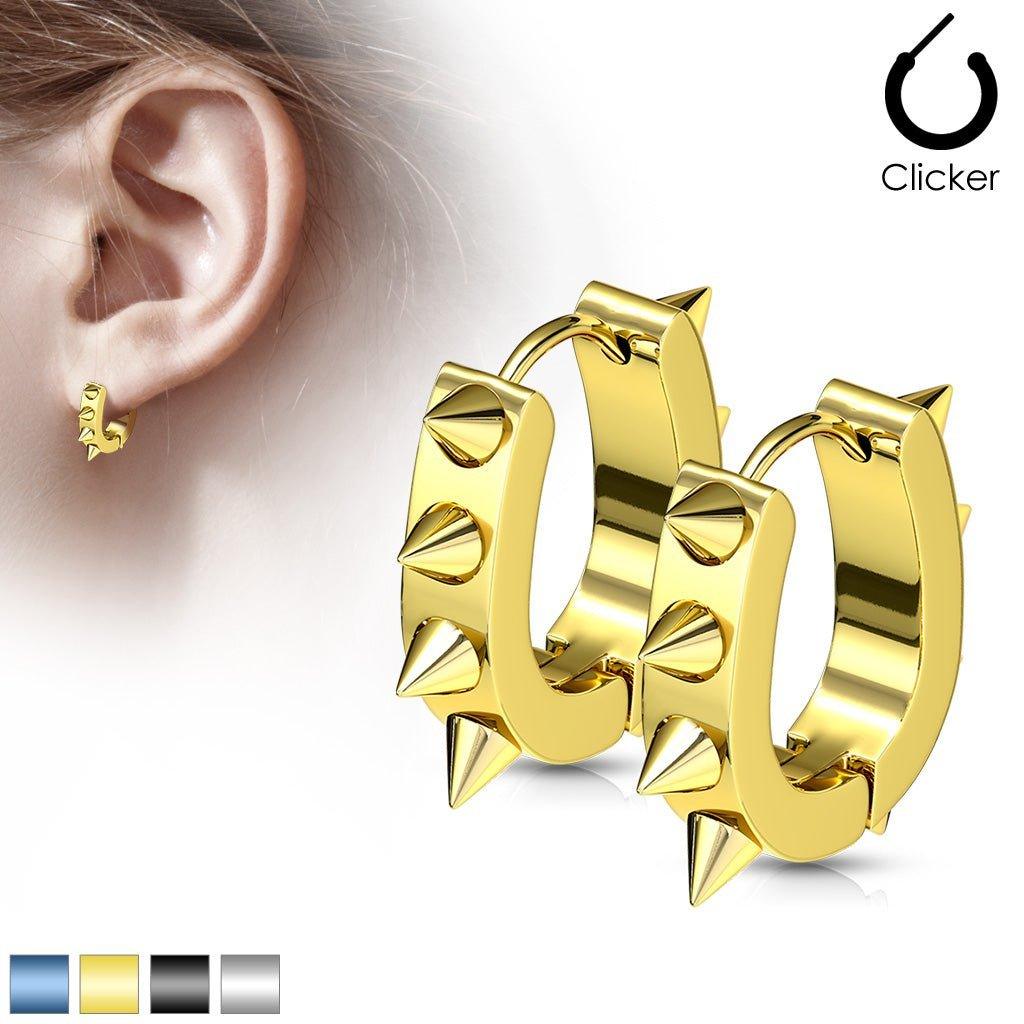 316L Surgical Steel Pair of 316L Surgical Stainless Steel IP U Shaped...