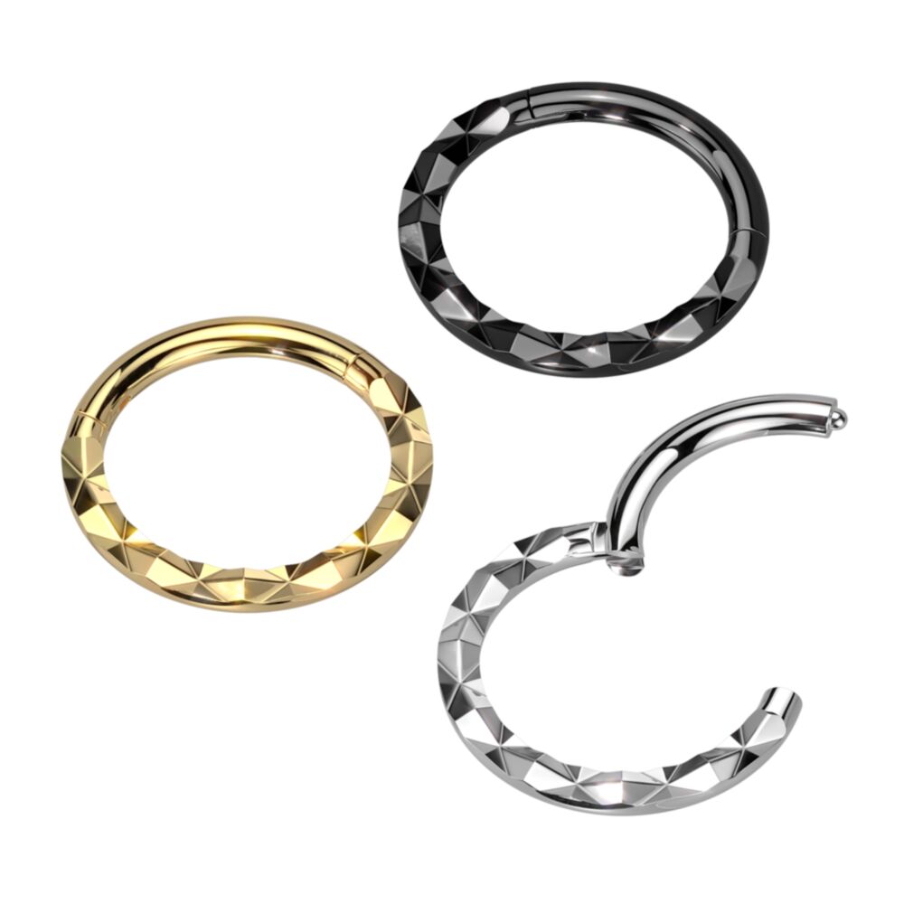High Quality Precision 316L Surgical Steel Forward Facing X Faceted...