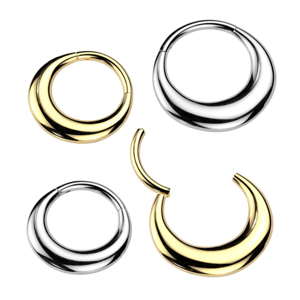 High Quality Precision All 316L Surgical Steel Hollow Thick Hinged...