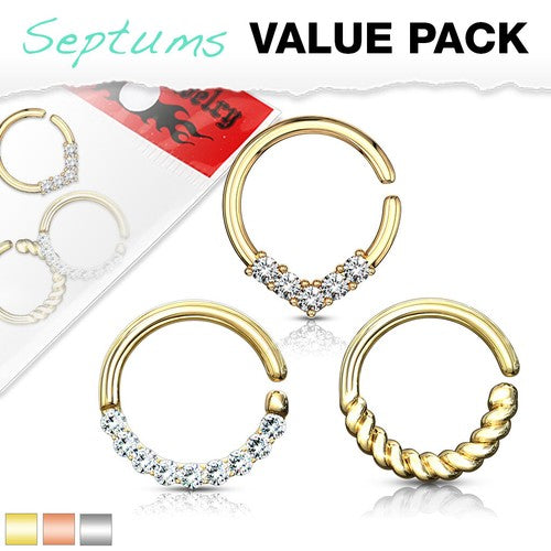 Hoops for Cartilage, Tragus, Septum, and More