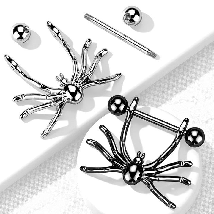316L Surgical Steel Hanging Spider 316L Surgical Steel Nipple Shield Ring