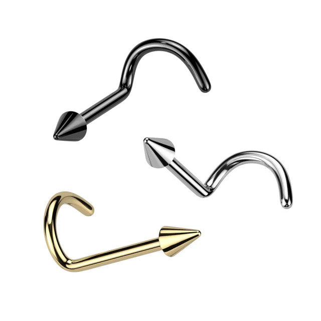 ASTM F136 Titanium Implant Grade Titanium Spike Nose Screw